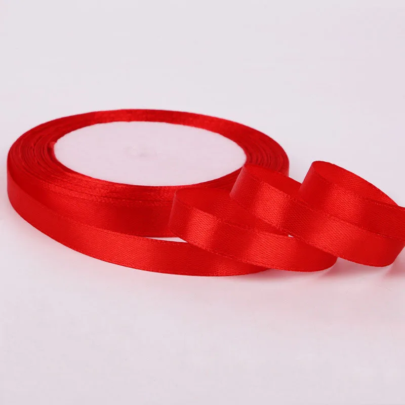 Hot Sale Mixed Colors 1*22 Cm Single Sided Double Sided Polyester Silk Ribbon Wholesale Ribbon Supplier