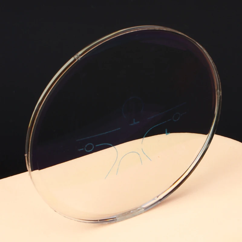 Jiangsu 1.56/1.61/1.67 Progressive Multifocal Resin HMC Green Coating Eyeglasses Lenses