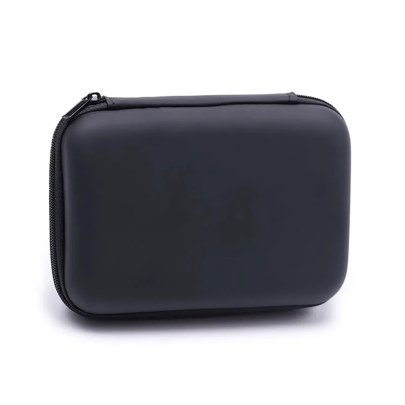 Customizable Mobile Hard Drive EVA Case Data Cable Storage Bag Power Supply Storage Bag with Waterproof Zipper Bag
