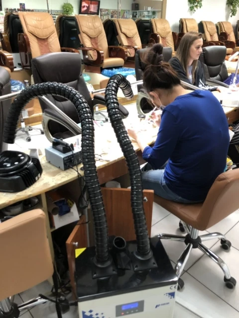 USA Hot Sale Pure Air PA-300TS-IQ Dust Ventilation For Nail Salon And Beauty Salon