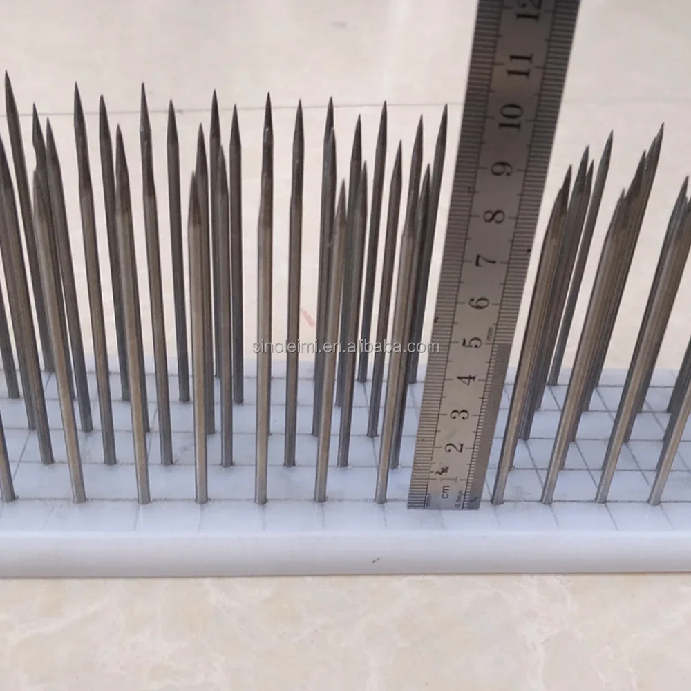 Teach Hair Hackle 173 Teeth Korean Professional Stainless Steel Needles for Raw Hair Making Hair Extensions Tools