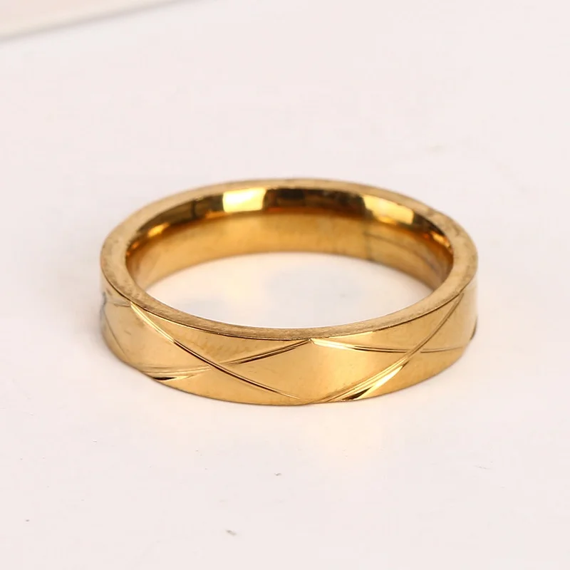 Cheapest Factory Price Rings Stainless Steel For Women Plated Stainless Steel Gold Rings