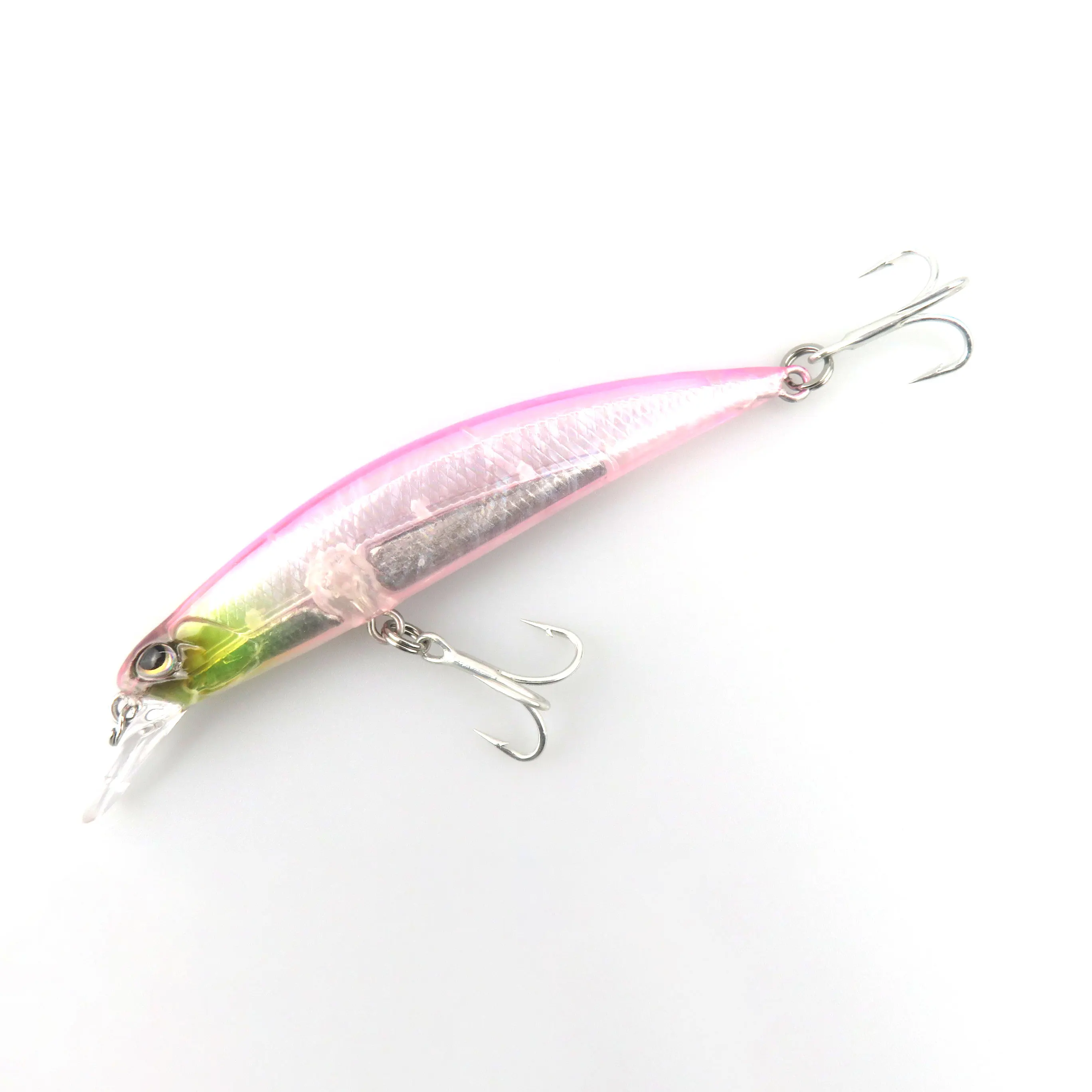 New transparent pink minnow 93mm/13g hard bait fishing sunken minnow mackerel fishing minnow bait