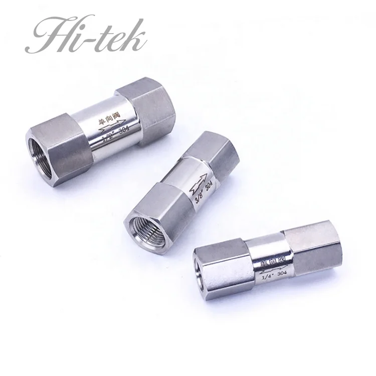 Обратный клапан, предотвращающий обратный клапан из нержавеющей стали