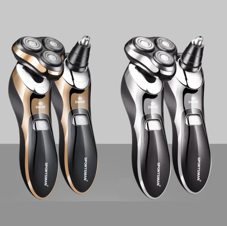 
Best Price Sportsman 519 2in1 Rechargeable Nose Hair Trimmer Waterproof Electric Shaver 