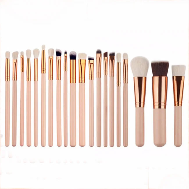 20 PCS Liquid Powder Foundation Make Up Brushes Blending Eye Makeup Brush Set