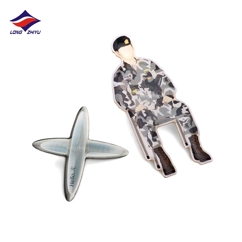 Longzhiyu enamel pin manufacturer custom metal basketball sport logo pins cartoon movie epoxy printed pins