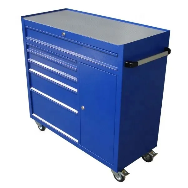 Super Ergonomic High Quality Steel Workshop 8 Drawer Tool Trolley Customized Metal Tool Cart