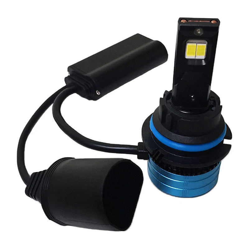 High Quality 9007 Canbus LED Headlights H7 Light Bulbs with EMC H1 100Watts 12000Lumens Car Headlamps for Toyota Honda