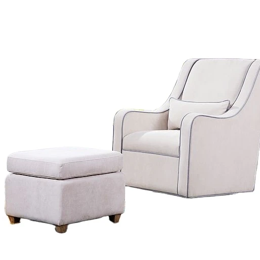 2022 Latest new designs Living room chairs Reclinable Feeding fabric Chair And Stool