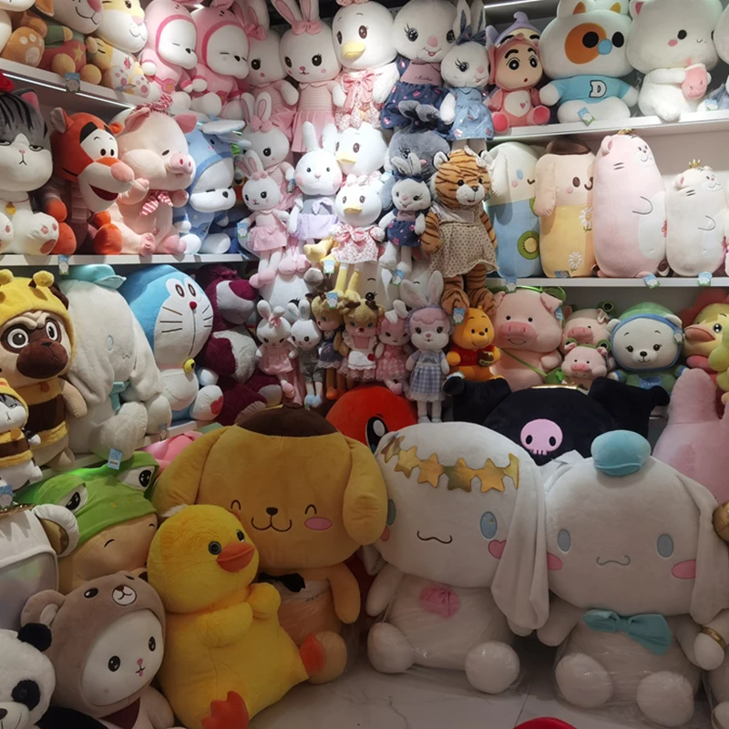 Creative Cartoon PVC Keychain Pendants Charms Keyring Chain Color Bear Dinosaur Duck Rabbit Frog Keychains