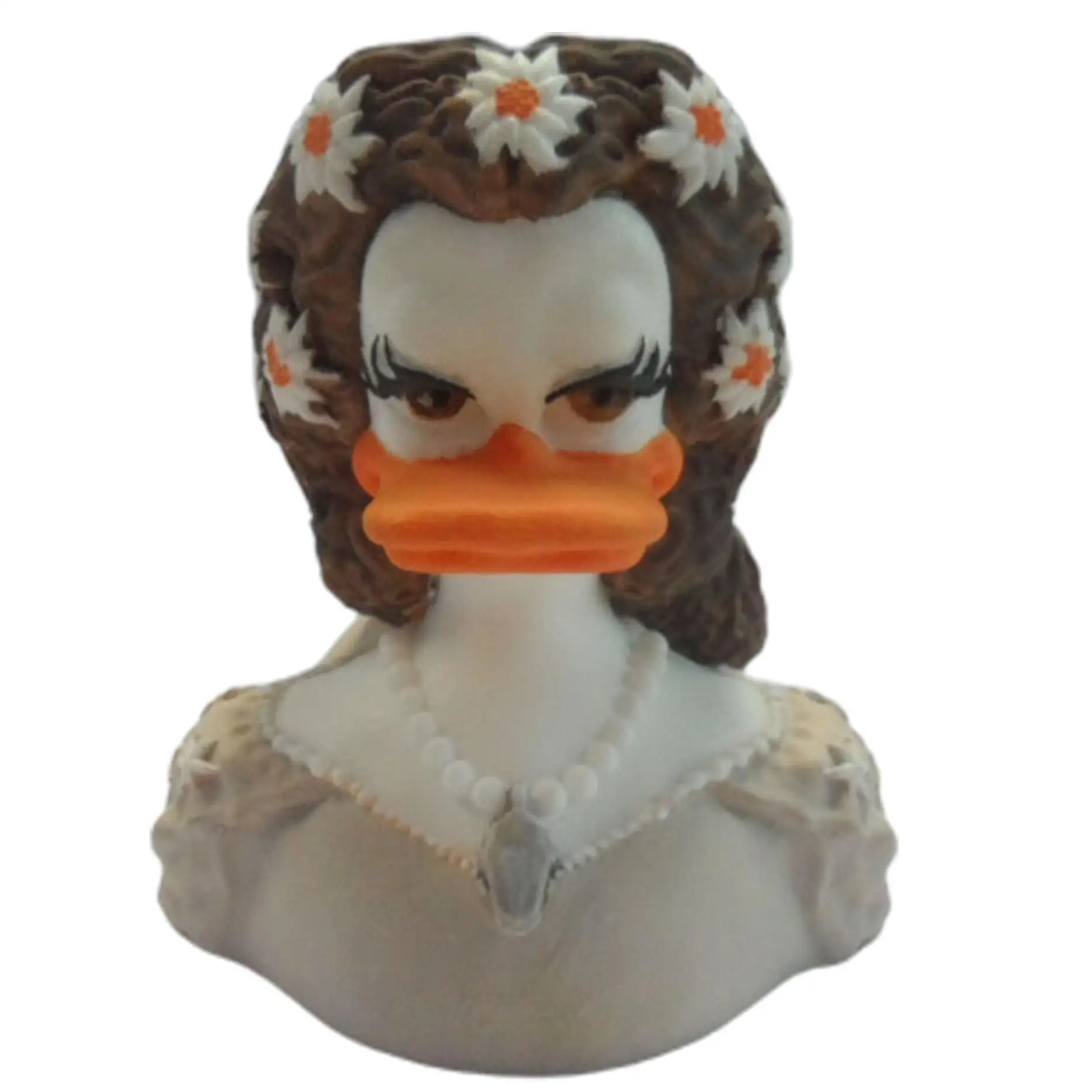 Красивая женщина утка игрушка для ванны элегантная и богатая женская форма пластиковая виниловая ребенка