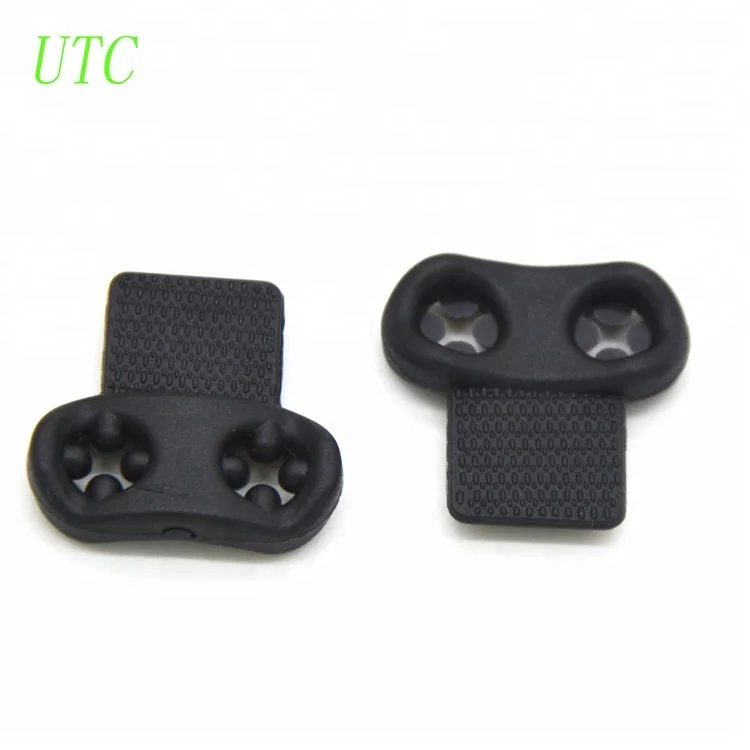 TPU injection buckle  silicone buckle  2 holes pig nose buckle