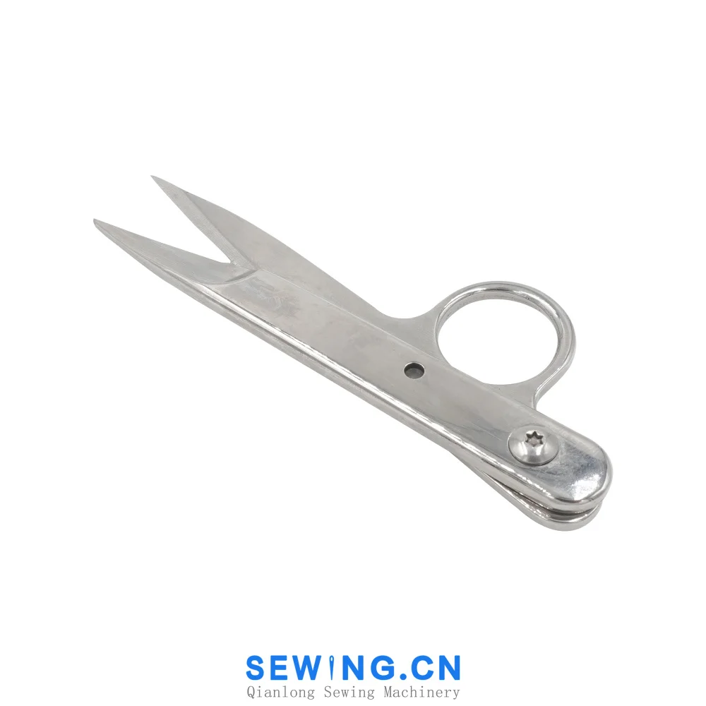 Все стальные ножницы для ниток, вышивка крестиком, V-образная Бытовая портная пряжа, ножницы для рыбалки
