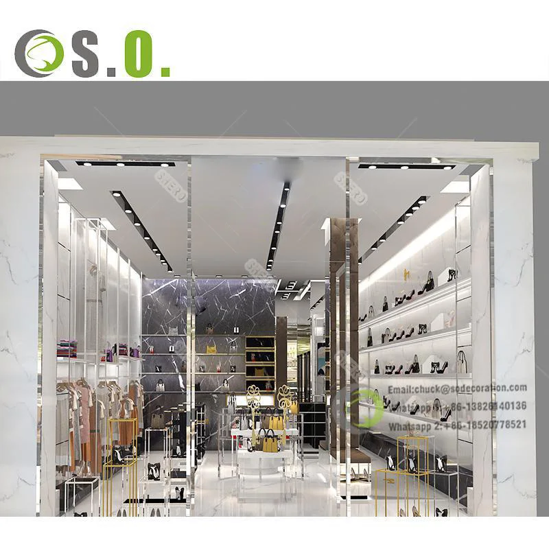Modern Shoe Shop Furniture  Boutique Metal Display Shelf  Shoe Shops Cabinet