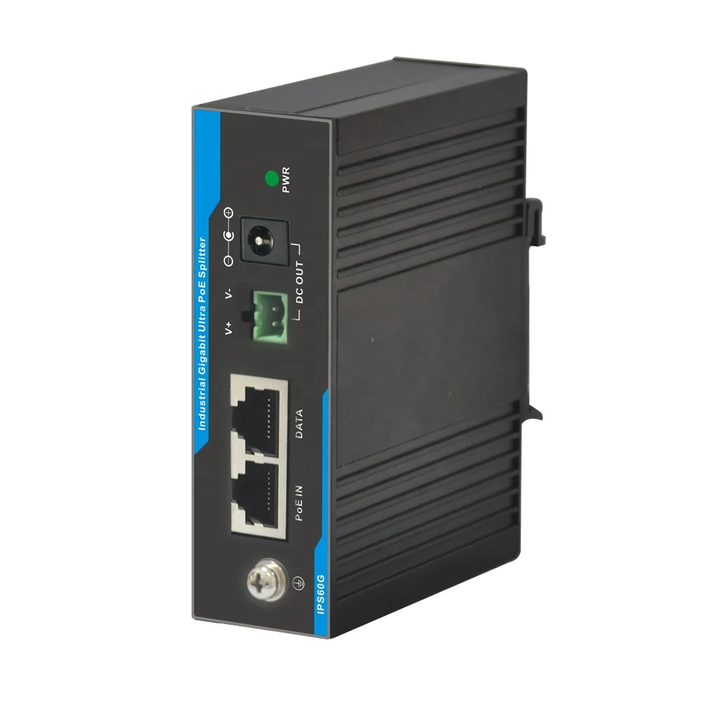 Промышленный сплиттер poe высокой мощности, 50 Вт, выход 24 В постоянного тока, 2,1 А