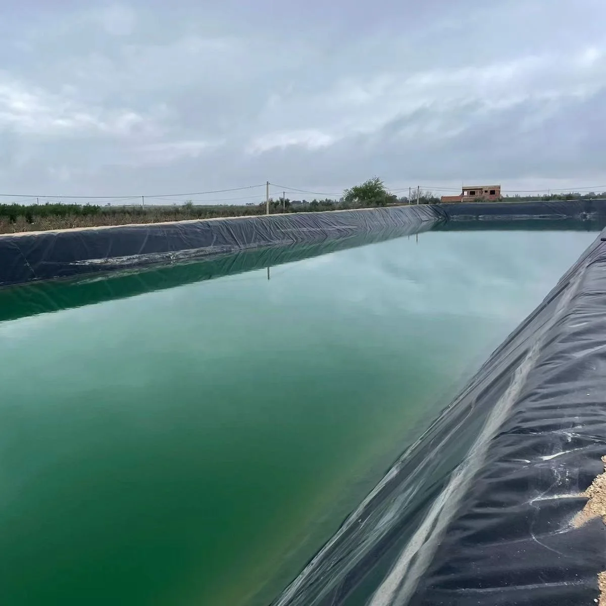 plastic polyethylene300 micron 500 micron 750 micron waterproof HDPE Geomembrane pond liner reservoir liner