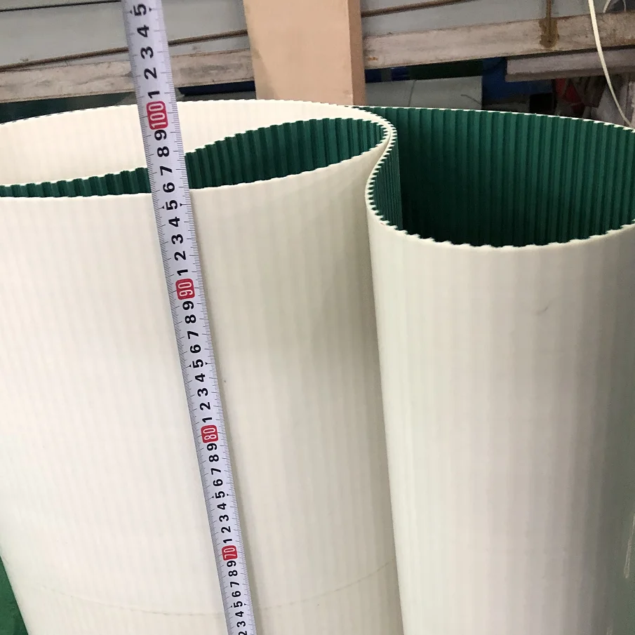 Super wide PU ( polyurethane ) endless timing belt