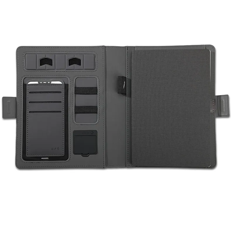 Customized Hardcover Wireless Charging Notebook A5 Lettering Diary Smart Notebooks
