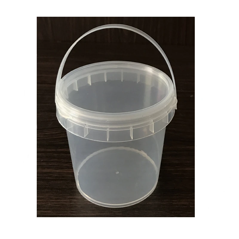 lovely portable environmental pp white storing bucket
