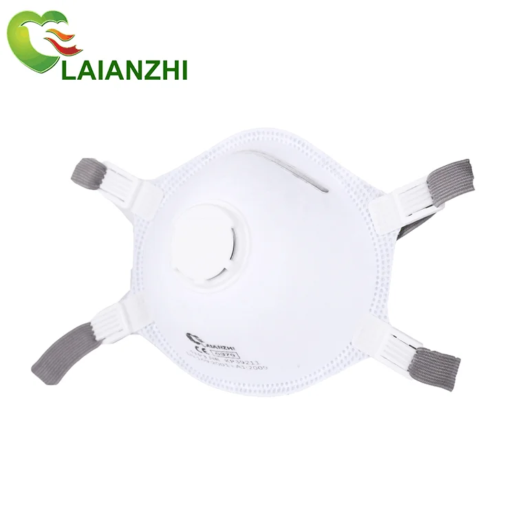 LAIANZHI 9108A FFP3 NR KP39211 одноразовая Защитная маска в форме чашки для лица CE EN149 10 шт./кор. 4 слоя