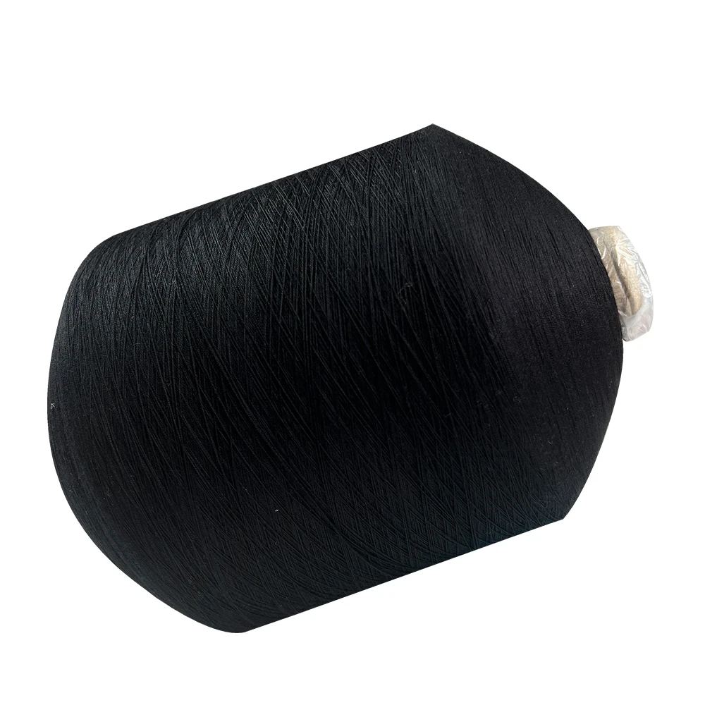 Stretchable 48/2 viscose nylon pbt blended core spun dyed yarn for knitting