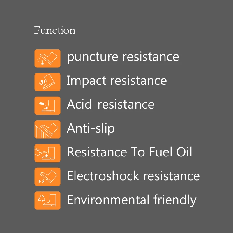 PINNIP Logging Resistance Protective Boots Light Weight Work Boots Puncture-Proof Acid Resistant Work Shoes