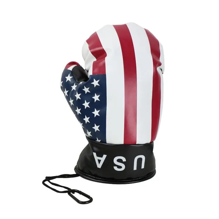 OEM USA Flag Golf Headcover PU Boxing Gloves Golf Driver Wood Golf Head driver Cover