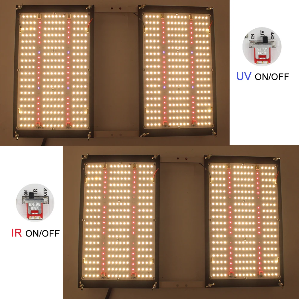 2022 new 240W separated full spectrum led board grow light Meanwell dimmable elg driver UV IR switchable