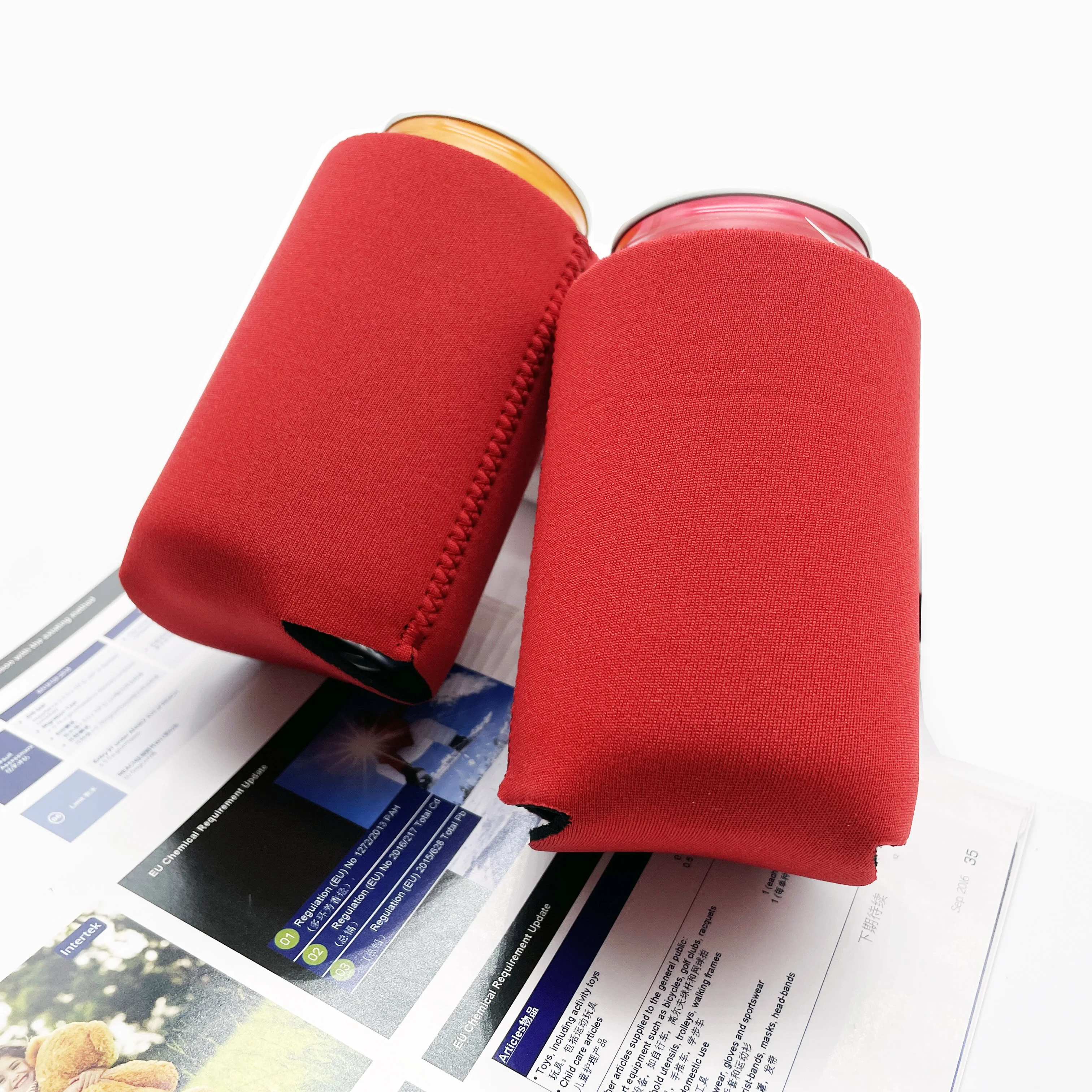 High Quality Custom Logo Magnetic Neoprene Can Cooler Holder