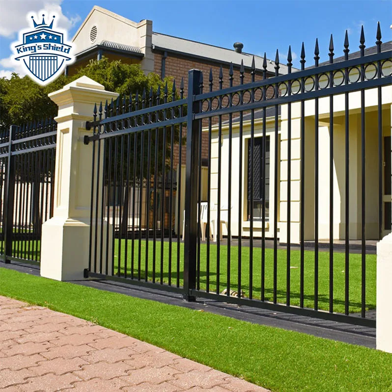 High Quality Outdoor Decorative Backyard 6x8 Metal Zinc Steel Fence Panels Grill Design