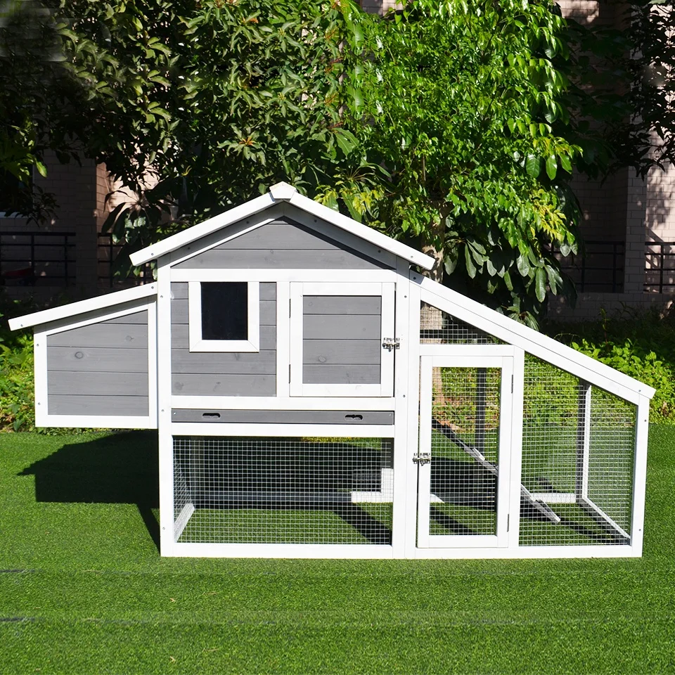 Wholesale household wooden poultry cage chicken coop with chicken run