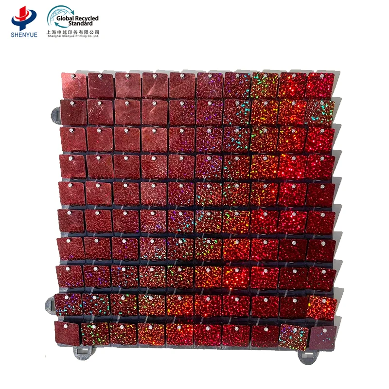Backdrop Wall Hot Sale 4D Sequin Shimmering Wind Flapping Wall Panel Backdrop For Wedding party decorate