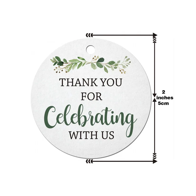 Sell well blank writing hanging card candy packaging gift decoration card thank you card