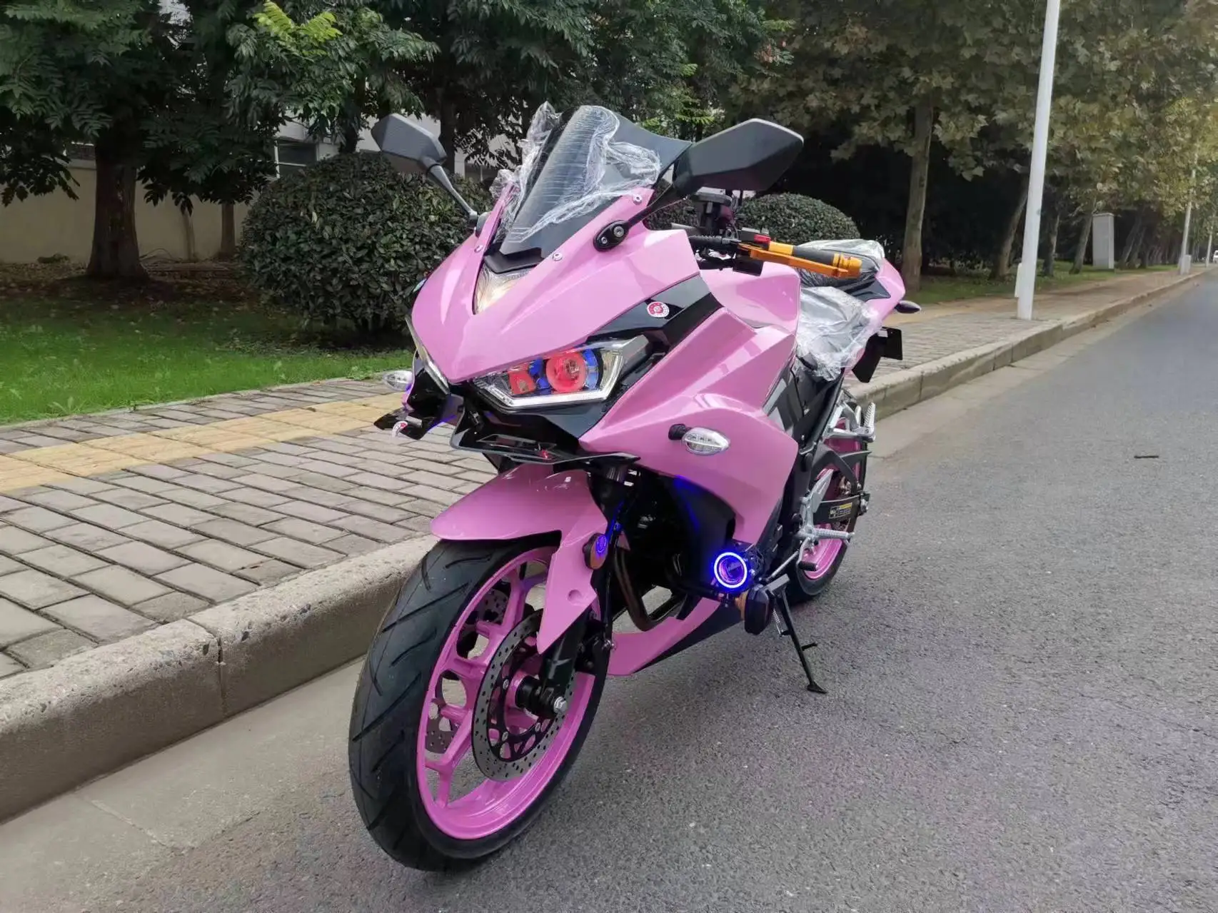 Chinese Wiesen 350CC electric start racing sport motorcycles