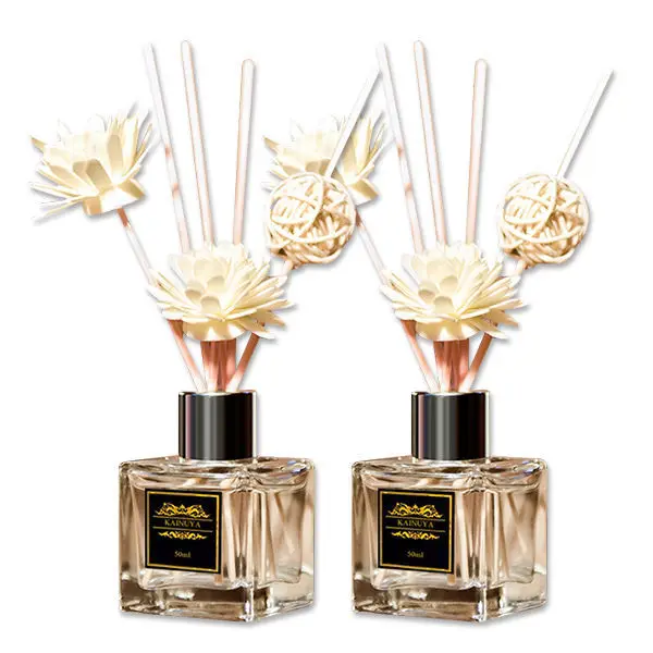 2020 new decorative home fragrance diffuser aroma reed diffuser with rattan stick