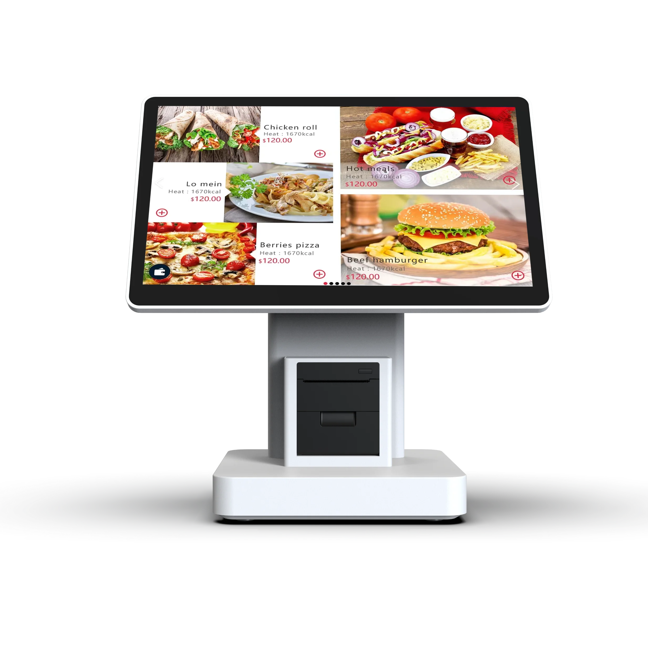 Компактный терминал Windows POS со встроенным принтером для оптового и розничного использования