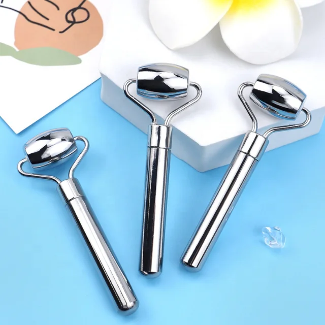 New single head roller face dredging meridians massage beauty instrument stainless steel roller massager