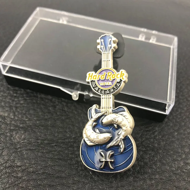 Custom Designer Marking Machine Guitar Metal Brooch And Lapel Pins Badge
