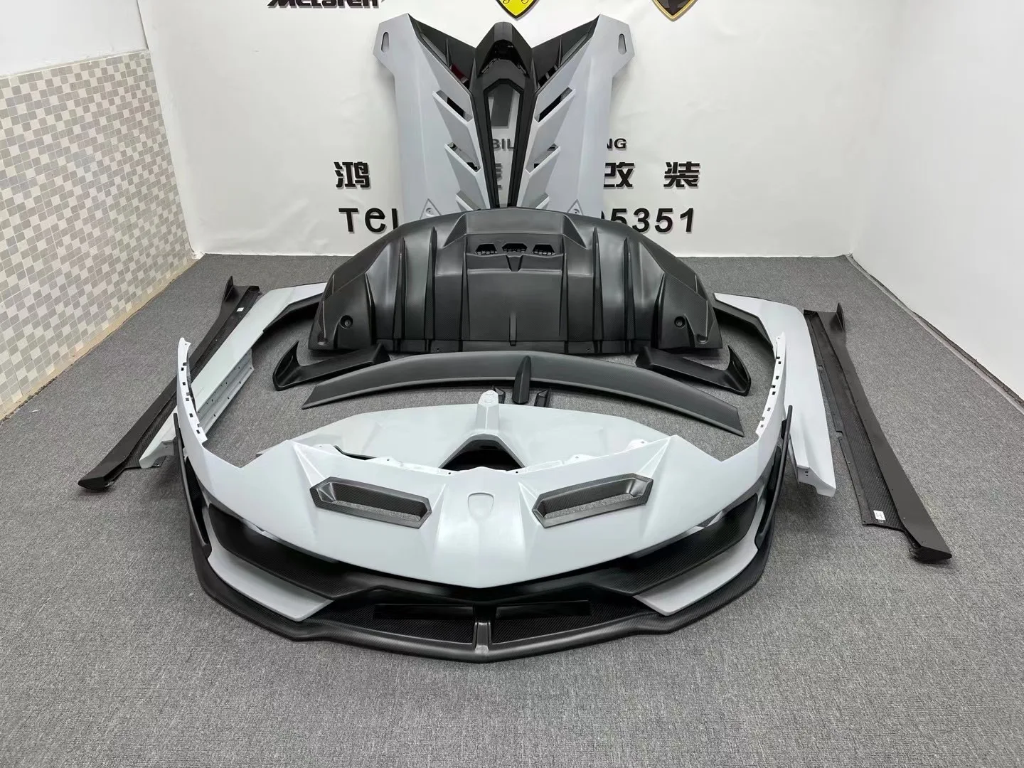 Комплекты для кузова в стиле SVJ предназначенные автомобиля Lamborghini Aventador LP700 LP720 LP750 из сухого углеродного волокна боковые