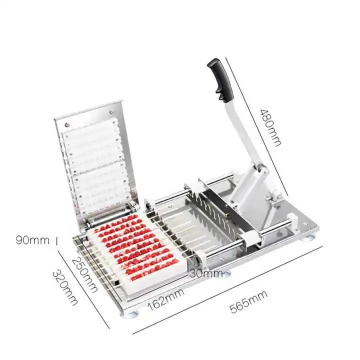 2024 Manual Stainless steel Kebab Skewer Machine Making Beef Mutton Kebab Skewers