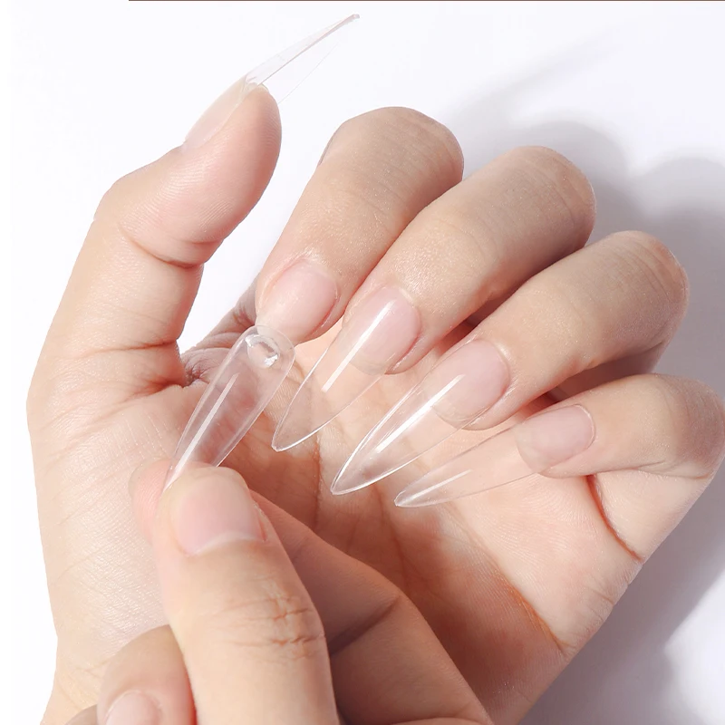 Hs Nail Art Salon Private Long Lasting Label Soak Off Uv Led 8g Solid Nail Tips Glue Gel