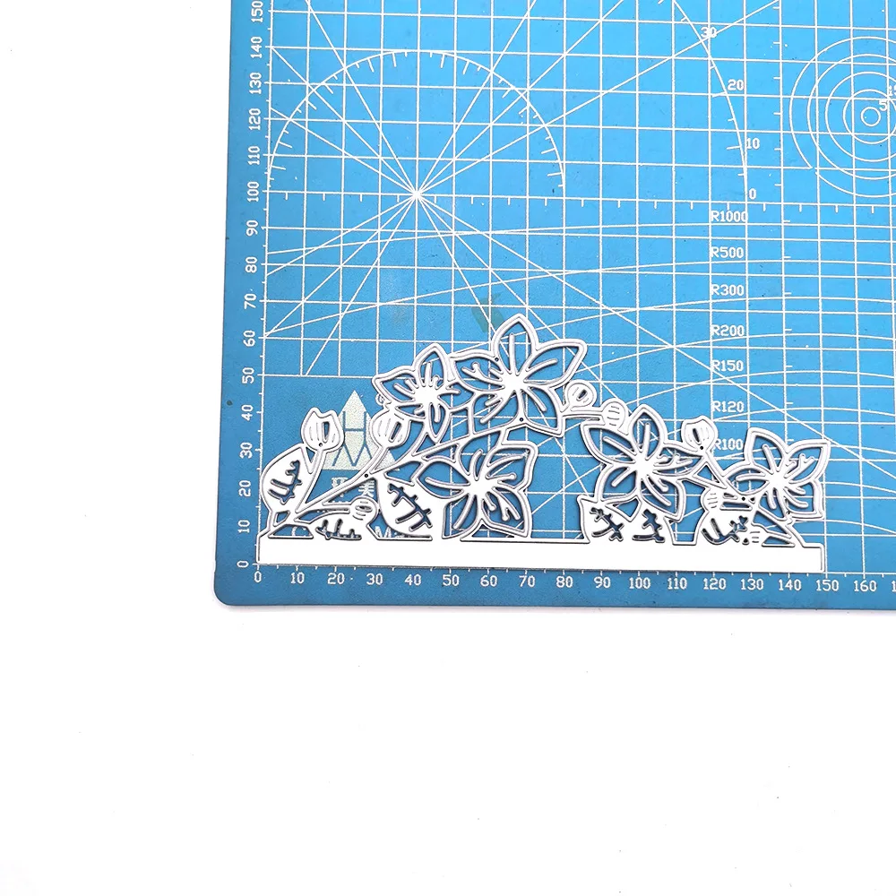 DIY Cutting Carbon Molded Flower Knife Mold Template Plant Flower Greeting Card Edge