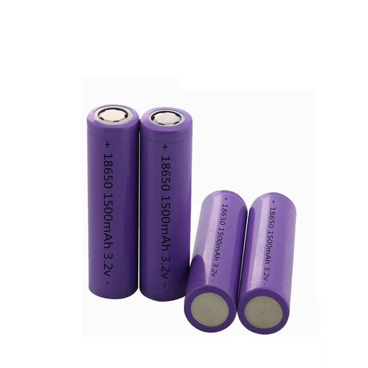 IFR18650 3.2V 1100mAh LiFePO4 Cylindrical Rechargeable lithium Cell Battery for car