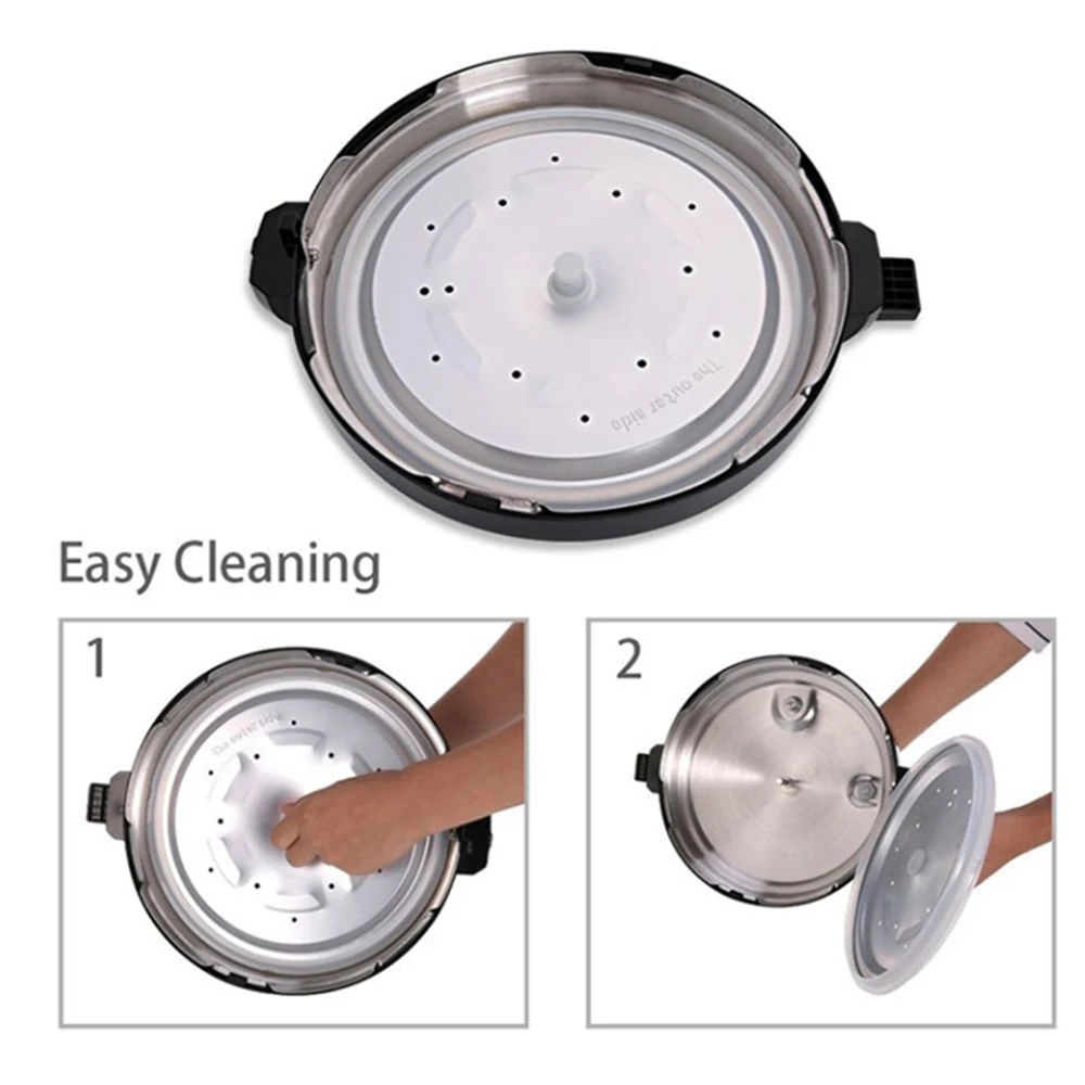 Multifunctional 4L 5L 6L Non-Stick Food Steamer Electric Programmable Pot Pressure Cooker Rice Cooker