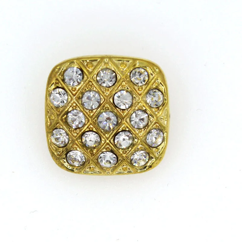 19mm rhinestone crystal square buttons