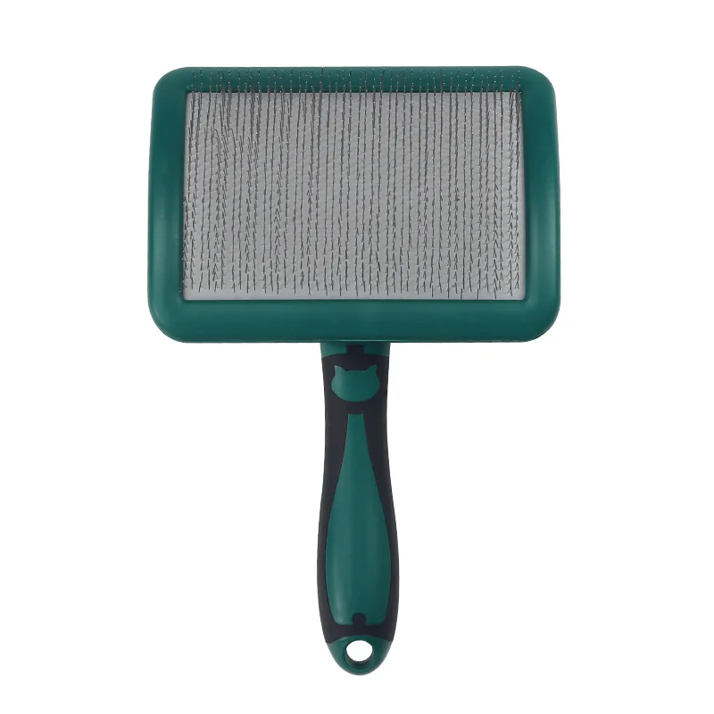 PET Slicker brosses PET Pin Curved Slicker Brush for Dogs and cats Professional dog slicker brush with Comfort Grip