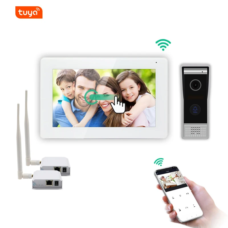 joytimer alexa and google home wireless ip video intercom with app control work with door entry home system