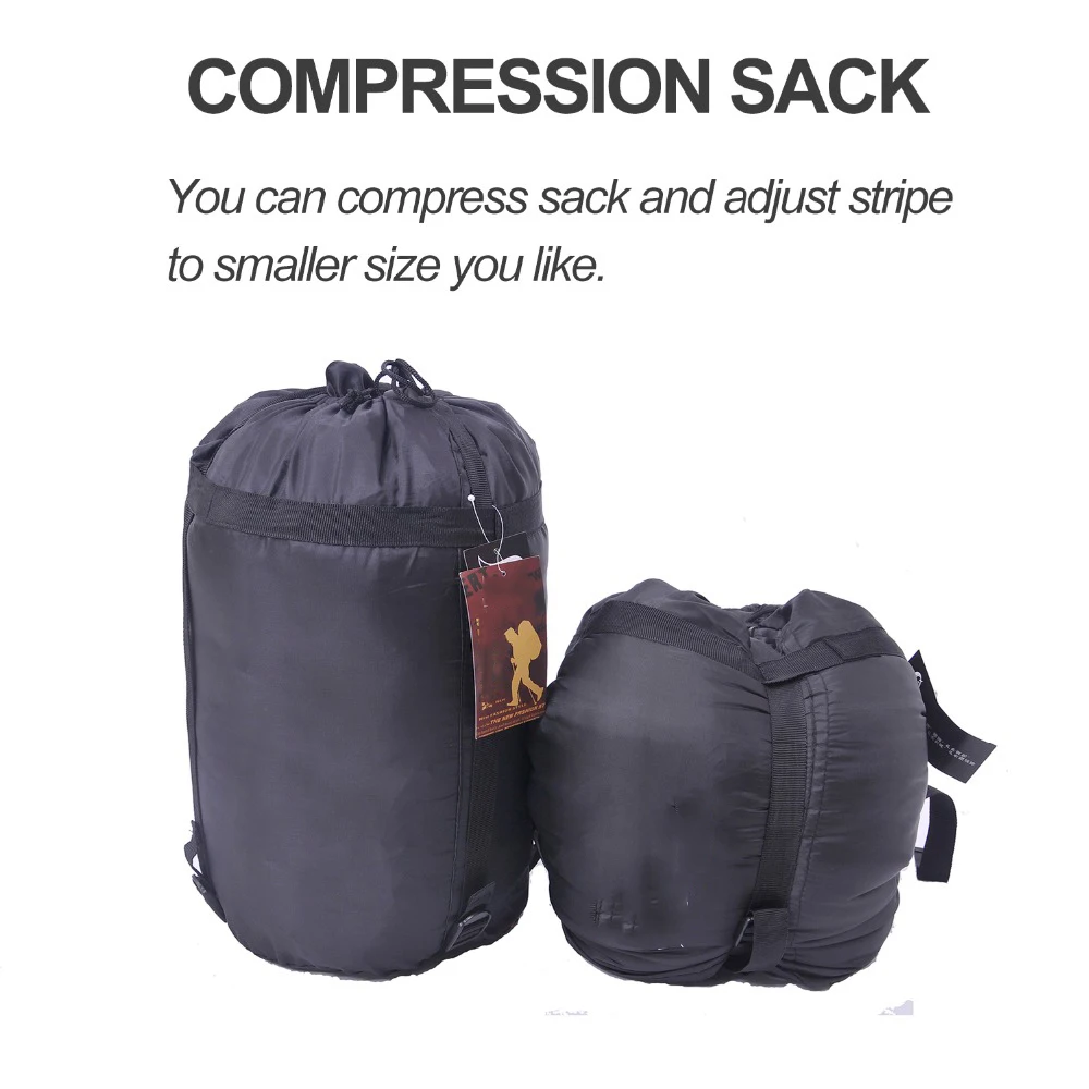 Lightweight 4-Season Outdoor Travel Hiking Camping Envelope Sleeping Bag Single Polyester Adults Children Summer Camping Bed