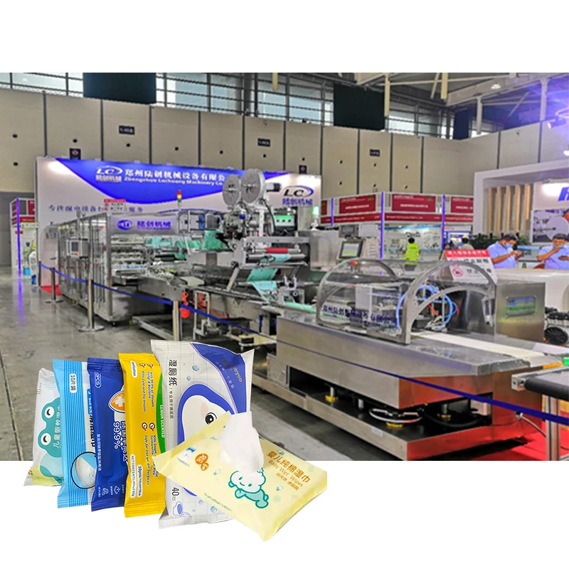 High Speed Wet Tissue Making Machinery Automatic Hand Wet Wipe Machine with Top Quality